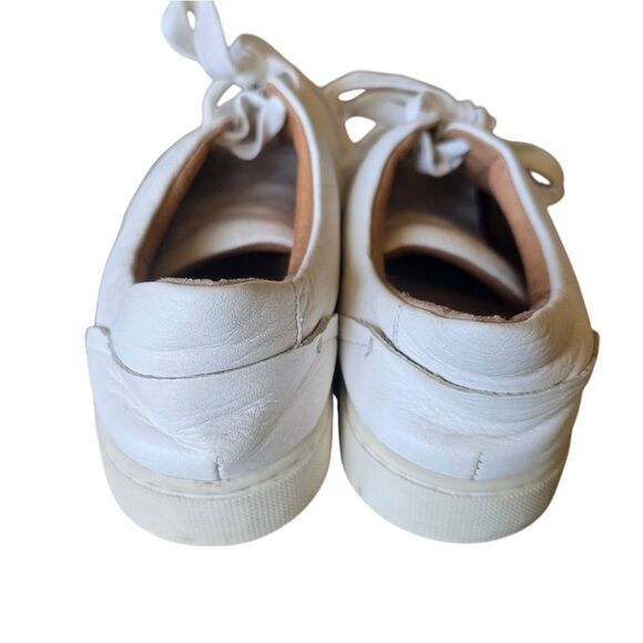 Frye Women’s Ivy Low Lace Sneakers‎ shoes in White Size 8 - Picture 6 of 9